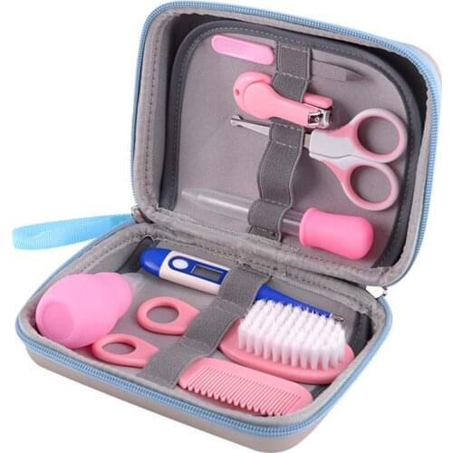 8pcs Baby Grooming Care Manicure Set Healthcare Kit Nail Hair Daily Nurse Tool Baby Safe Guard Product