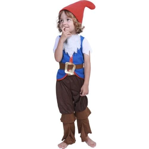 Anime Cosplay Elf Costumes Halloween Costumes for Kids Boys Seven Little аниме Childrens Day Gifts Party Cosplay