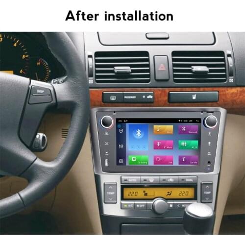 7"IPS 4+64G Android 11 DSP Car GPS Radio For Toyota Avensis T25 2002 2003 2004 2005 2006 2008 Multimedia Stereo Audio Navi Wifi