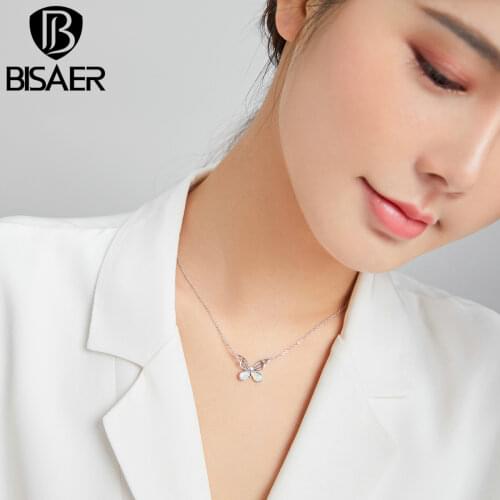 Серебряные ожерелья BISAER China At AliExpress
