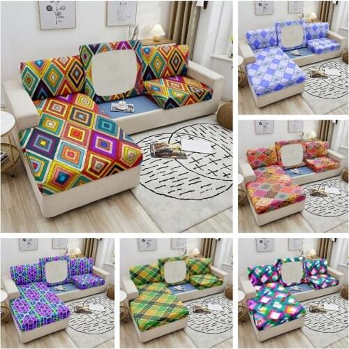 L Shape Sofa Seat Cover Stretch Sofa Seat Cushion Cover For Living Room Chair Cover Elastic Slipcover Couch Sofa Cover 1-4 Seat