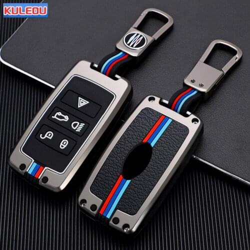 Zinc alloy Key Cover Case For 2018 Land Rover Range Rover Sport Evoque Velar Discovery 5 For Jaguar XEL E-PACE XF XK XE 2019