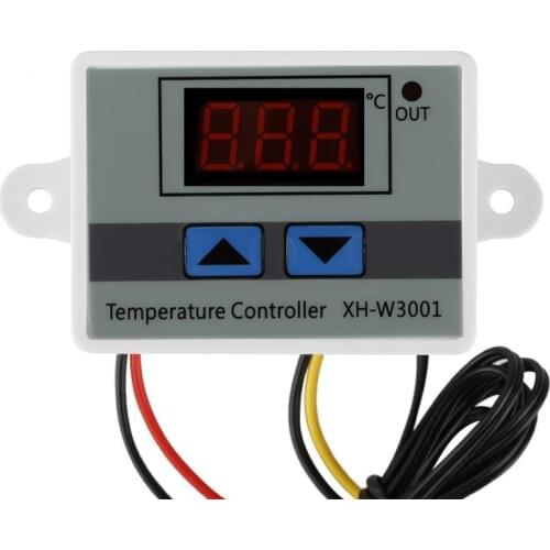 XH-W3001 Digital Temperature Controller Thermostat 10A 220V Thermoregulator Aquarium Incubator Temp Regulator