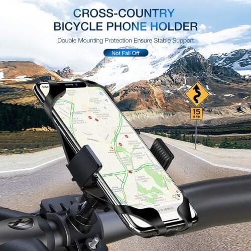 Phone Holder Universal Motorcycle Bicycle Mobile Cell Phone Stand Handlebar Mount Phone Holder For iPhone Samsung Xiaomi Bracket