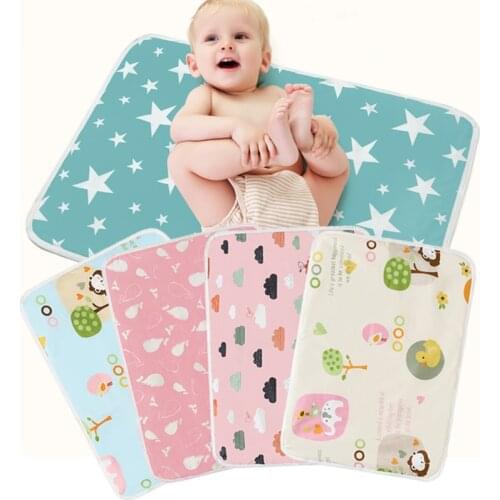 Infant Baby Diaper Changing Mat Breathable Newborn Pads Bedding Supplies 1Pcs Diaphragm Reusable Baby Waterproof Pad Cover