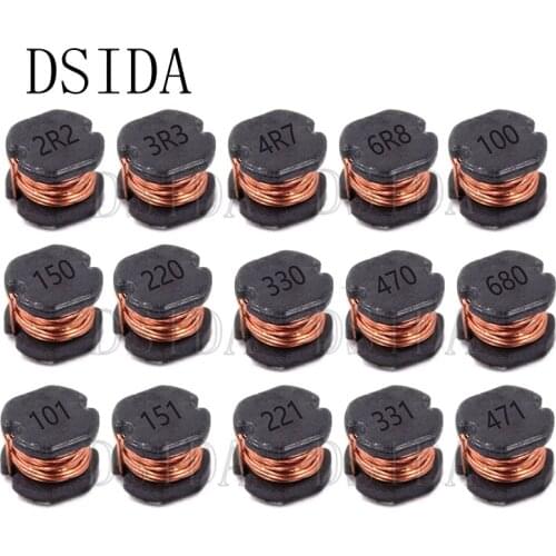 10Pcs CD105 Inductor 10*9*5.4mm Power Inductance 2.2UH 3.3UH 4.7UH 6.8UH 10UH 22UH 33UH 47UH 68UH 100UH 220UH 330UH 470UH