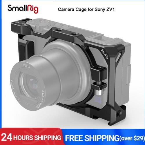 SmallRig Camera Cage For Sony ZV1 Camera Dslr Cage Cold Shoe For Microphone/Led/Light Camera Accessories DIY Rig-2938