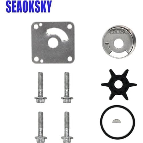 Water Pump Impeller Kit for Yamaha Boat Engine 2 Stroke 20HP 25HP 18-3431 6L2-W0078-00