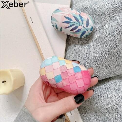 Cute Cartoon Fish Scales Leaf Hard PC Earphone Case For Samsung Galaxy Buds/Buds Plus Cases Headset Protective Cover For Buds