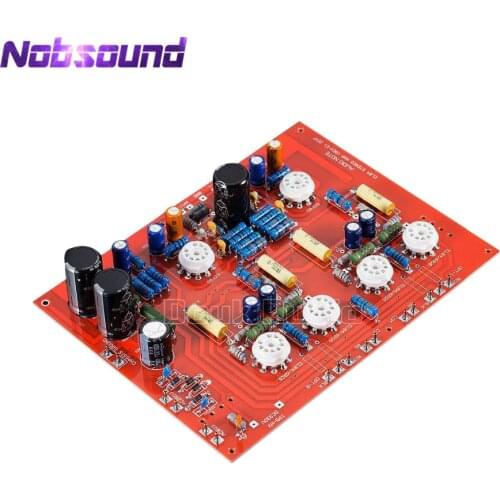 Nobsound Hi-End Stereo Push-Pull EL84 Vaccum Tube Amplifier PCB DIY Kit Ref Audio Note PP Board
