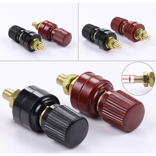 New 6mm Stud Premium Remote Battery Power Junction Post Connector Terminal Kit Flexible Universal Profect Accessories