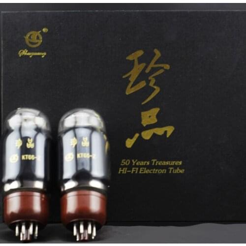 New 2pcs Shuguang Premium Treasure KT66-Z(KT66) Matched Pair Amplifier HIFI Audio Vacuum Tubes Repalce Psvane Mullard JJ KT66