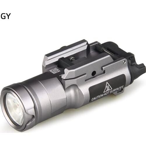 New Tactical X300UH-B LED Weapon Light Pistol Airsoft Flashlight with Picatinny Rail for Hunting gz150135
