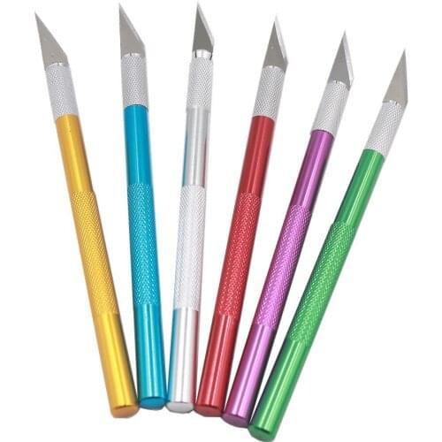 11 Blades Art Knifes Wood Carving Tools Razor Hobby Leather Fruit Food Craft Engraving Scalpel DIY Cutting PCB Repair