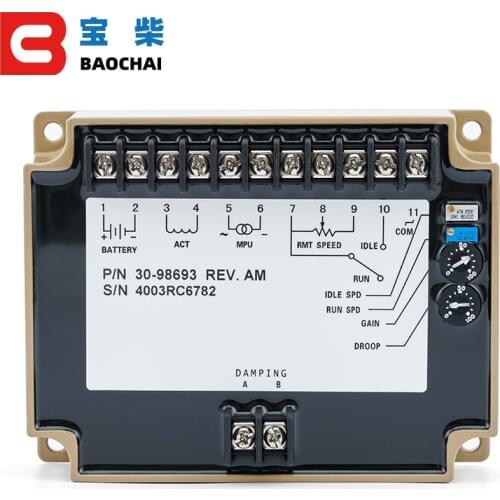 Engine Control Governor 3098693 Diesel Generator Set automatic speed dc motor controller module