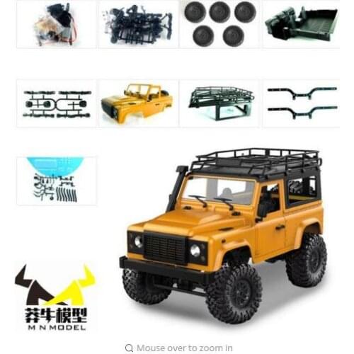 MN Model 1:12 D90 D91 RC car spare parts Power box Front and rear bridge Girder Tie rod/seat Drive shaft Steering piece beam