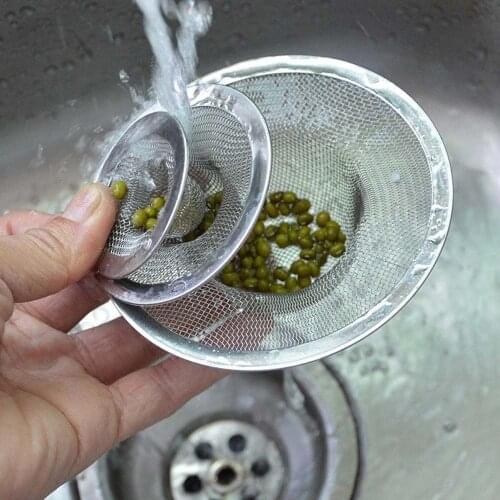 Mesh Sink Strainer Drain Sink Filter Plastic Silicone kitchen Food Rice Sink Stopper bathtub Hair Colander Strainer