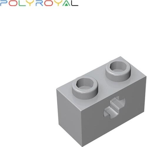 Building Blocks accessories 1x2 Brick with shaft hole 10PCS Compatible Assembles Particles Technic Parts Moc Toy Gift 32064