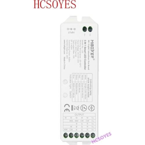 MIBOXER LS2 5 IN 1 Smart LED Strip Controller 2.4Hz Remote & Smartphone Control Compotible CCT, RGB,RGBW,RGB+CCT LED Strip light