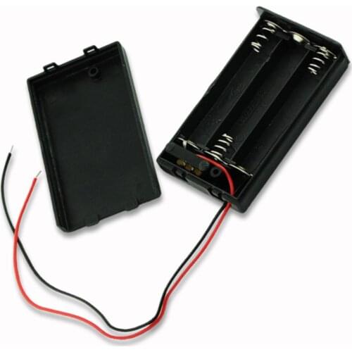 High Quality 2020 Plastic AA/AAA Battery Storage Holder Box Case + Wire Cable For 2/3/4x AAA 2/3/4x AA Rechargeable Batteries