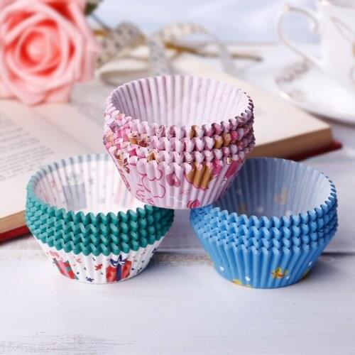 100Pcs/lot Cake Mold Muffin Cupcake Paper Cups Cake Forms Cupcake Liner Baking Muffin Cup Case Party Tray Cake Decorating Tools