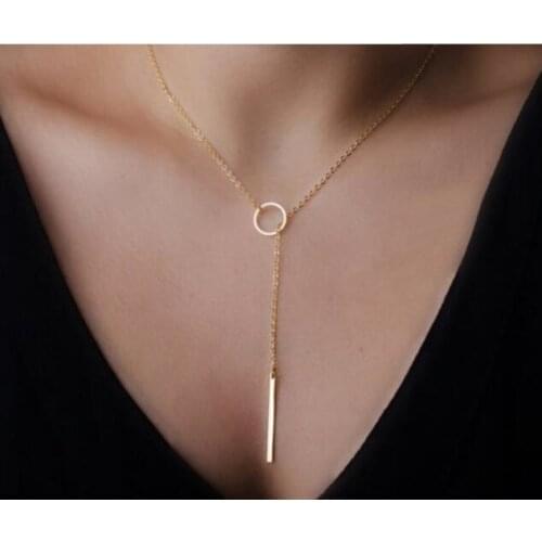 2020 Hot Fashion Casual Chocker Necklace chains Personality Infinity Cross Pendant Gold Color Choker Necklaces Women Jewelry