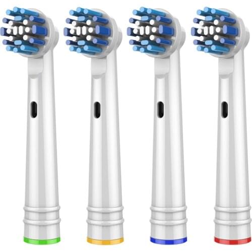 4pcs Oral B Toothbrush Replacement Head Oral B Toothbrush Dental Hygiene Health Victory EB20-P