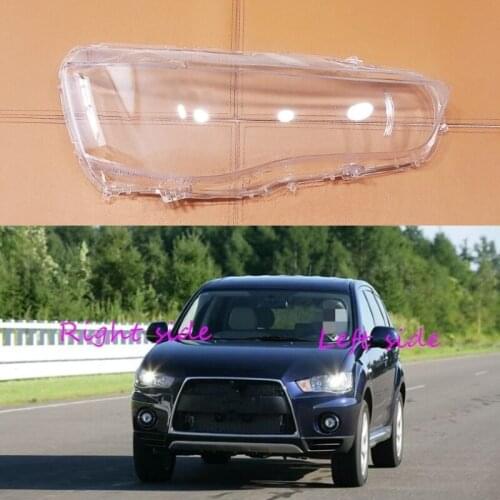 Car Headlamp Lens For Mitsubishi Outlander EX 2010 2011 Car Headlight cover Headlamp Lens Auto Shell Cover