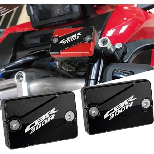 CBR 300 R For Honda CBR300R CBR 300R 2014 2015 2016 2017 Motorclcye Front Rear Knight Brake Fluid Reservoir Cover Cap LeftRight
