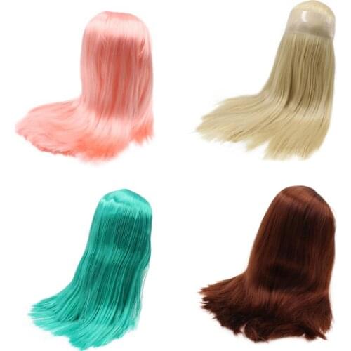 Blyth doll icy wig only rbl scalp and dome straight hair accessory for DIY custom