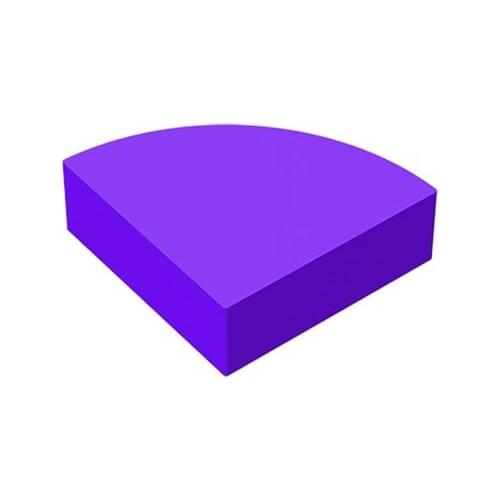 10PCS Assembles Particles 25269 Tile Round 1x1 Quarter Bricks Building Blocks DIY Education Assembly Parts Toys For Kids Gifts