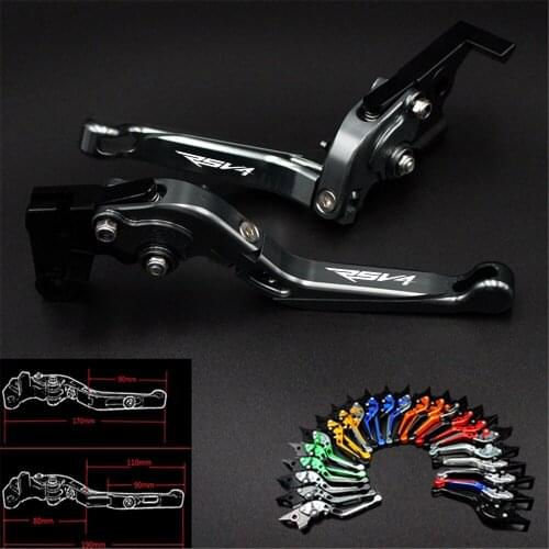 For Aprilia RSV4/RSV4 FACTORY 2009 2010 2011 2012-2014 2015 2016 2017 2018 CNC Adjustable Folding Motorcycle Brake Clutch Levers