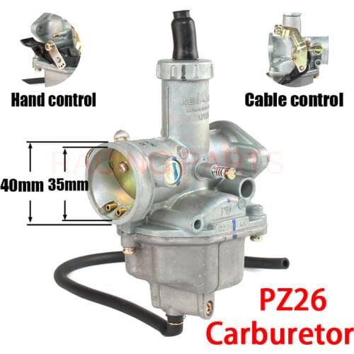 PZ26 26mm Carburetor Carb For Honda CB125 XL125S TRX250 TRX 250EX XR100 XR200 CG CB 125 150 cc ATV Quad Dirt Bike Motorcycle