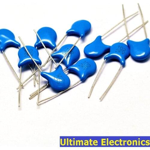 50pcs 1nF 102 2KV 1000pF 2000V High Voltage Ceramic Disc Capacitor