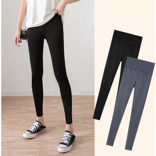 Modal Leggings Women pants Outer Wear Shark Leather Pants Tight High Waist Shaping Legins Mujer Cintura Alta Seamless Leggings