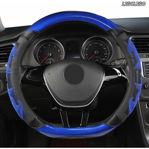 LIGOLIGO Microfiber Leather Car Steering Wheel Cover For Buick Regal Encore Lacrosse Excelle XT Verano Enclave