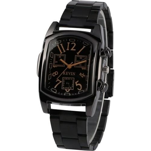 Fashion Mens Watches Top Brand Luxury Rectangular Clock Male Watch Stainless Steel Waterproof Man Quartz Wristwatch Reloj Hombre