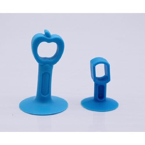 Silica gel anti-collision Non perforated silicone anti-collision door stopper in different color blue, green, red ,white ,yellow