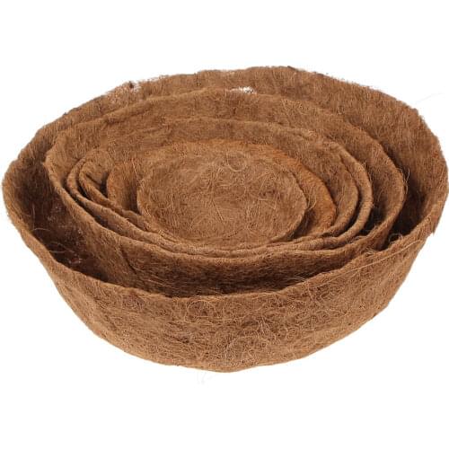 1PCs Coconut Palm Cushion For Plastic Flower Pot Square Gardening Mix Soil Lock Design Mat Flower Pot Plant Change Cushion New