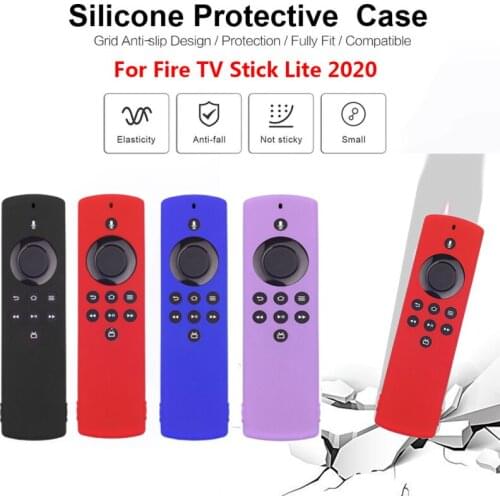 Portable Audio For Amazon Alexa Fire TV Stick Lite Remote Silicone Control Shockproof Silicone CaseCover Shell Body Parts