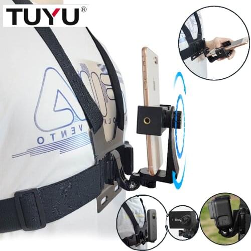 Adjustable Phone Clip Holder Riding and fishing wearable mobile phone fixing bracket for iPhone/Huawei/Samsung/ GoPro / insta360