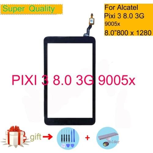 For Alcatel OneTouch Pixi 3 (8) 9005X Tablet Touch Screen Touch Panel Digitizer Glass Sensor 80701-0d5502A 80701-0E5502A 8 inch