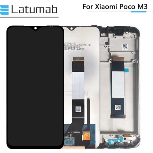 6.53" LCD Display for Xiaomi Poco M3 Screen Display Assembly with Touch Digitizer Screen M2010J19CG M2010J19CI Replacement Part