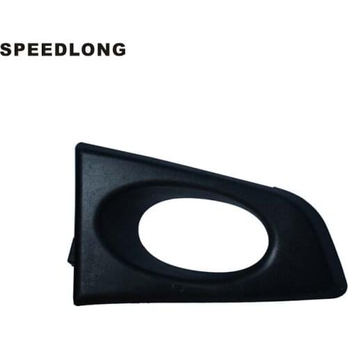 1Pcs Left Side Car-Styling Front Bumper Fog light Fog Lamp Cover Hood Trim Fit For HONDA FIT JAZZ 2009 2010 2011 GE6 GE8