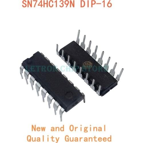 10pcs SN74HC139N DIP16 HD74HC139P DIP DIP-16 74HC139N SN74HC139 74HC139 original and new IC