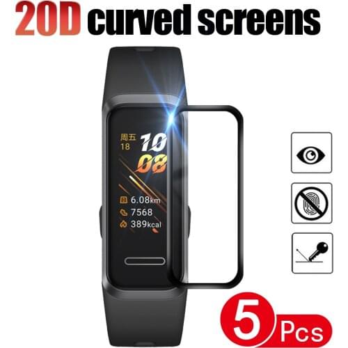 20D Full Coverage Screen Protector for Huawei Band B5 / 4 / 4 Pro / 4e / 3e Smart Watch Hydrogel Protective Film (Not Glass