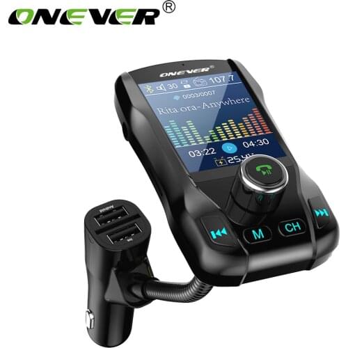 Car MP3 with FM Transmitter for Car Bluetooth V3.0 with EDR in-Car FM Transmitter Radio with Multiple Safety Protection