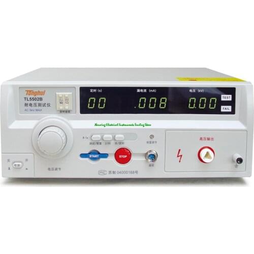 Fast arrival TONGHUI TL5502B AC withstanding voltage testerr AC5KV,20mA