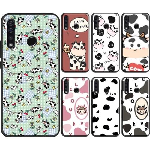 Cow Milk Moo Pattern Print For Huawei Honor 10i 10 Lite 7X 8X 9X 10X Lite 8A 9A 8S 9S 4C 6C 7C 7A 20 Pro Phone Case