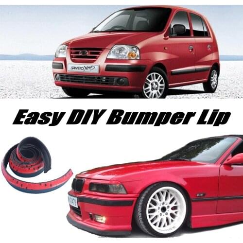 NOVOVISU For Hyundai Santro Xing Atoz Amica Prima Visto Bumper Lip / Front Spoiler Deflector For Car Tuning View / Body Kit